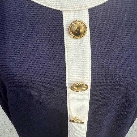 NWT Lilly Pulitzer Kennedy Classic Shift Dress True Navy Size XL - Picture 2 of 13